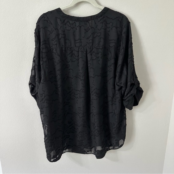 TORRID HARPER CHIFFON TOP 3X - Picture 3 of 5